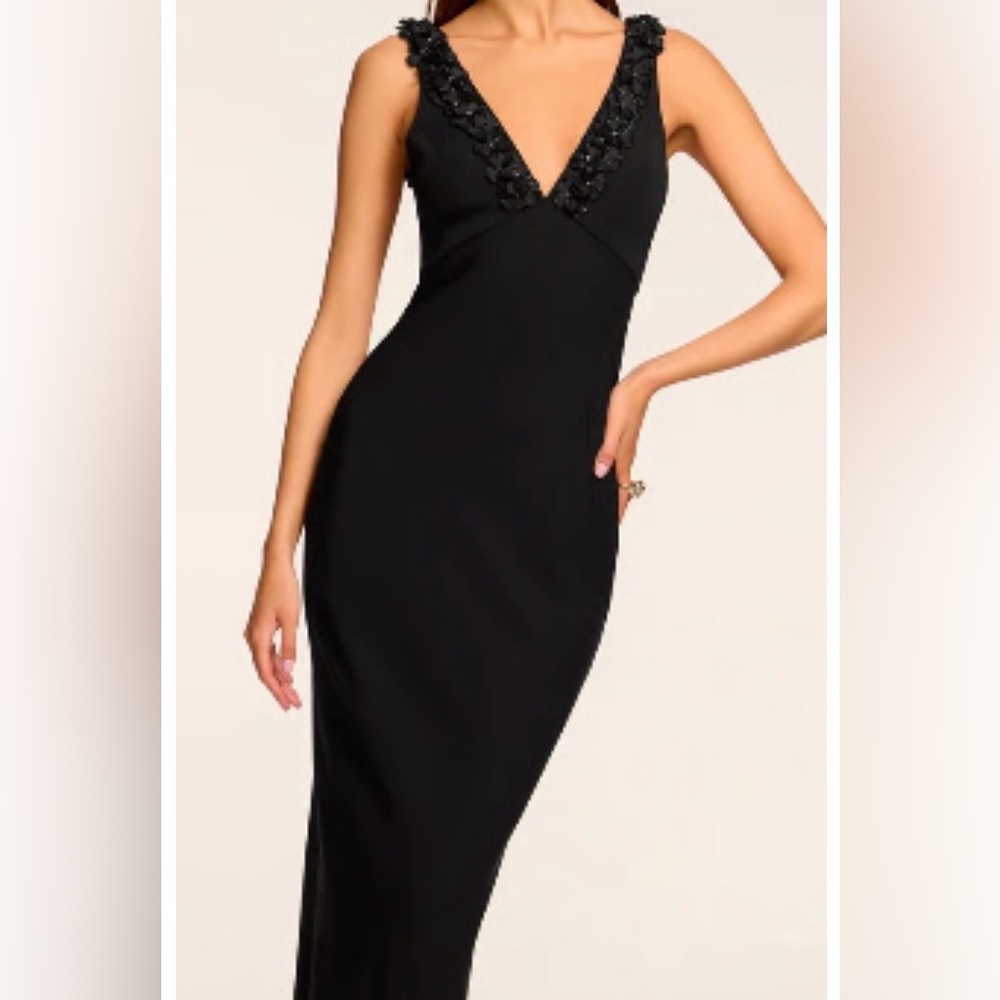 NWT Ramy Brook Kallie Gown Black Special Occasion Dress